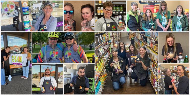 Collage of staff 