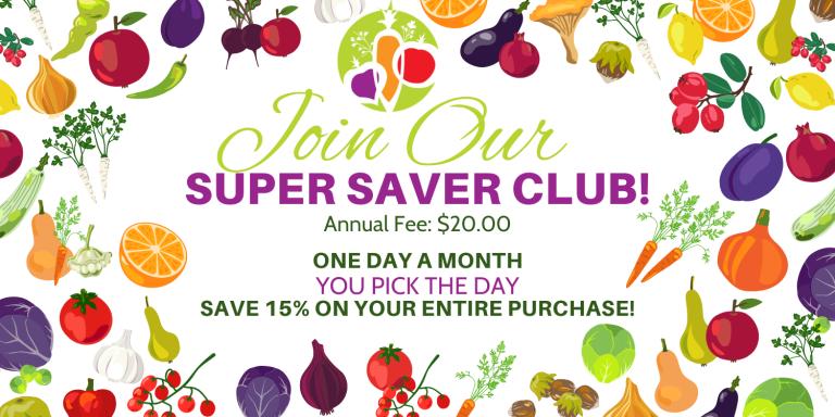 Join Our Super Saver Club